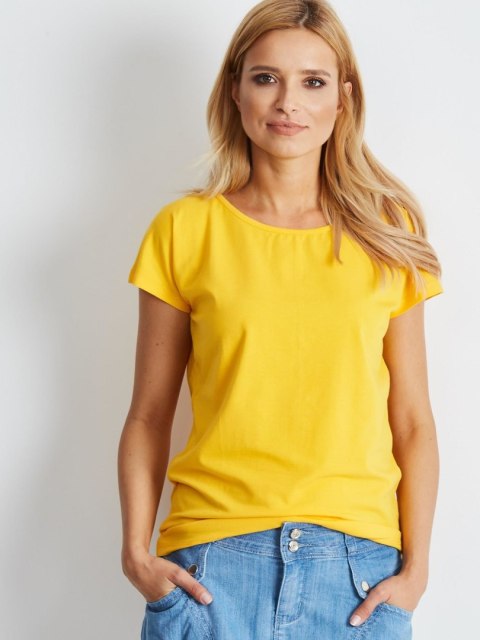 T-shirt RV-BZ-4622.17 ciemny żółty L