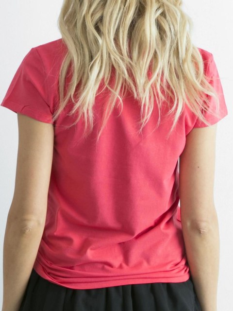 T-shirt RV-TS-4623.89 koralowy S T-shirt RV-TS-4623.89 koralowy S