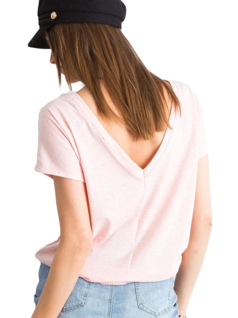 T-shirt RV-TS-4662.86 jasny różowy L T-shirt RV-TS-4662.86 jasny różowy L