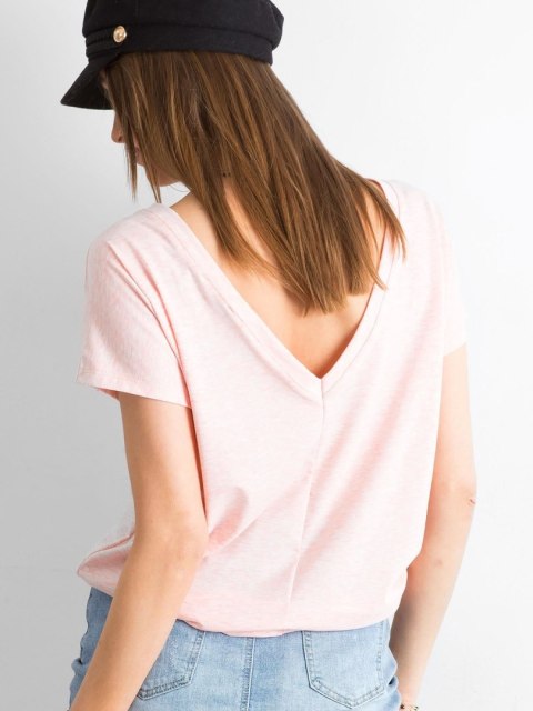 T-shirt RV-TS-4662.86 jasny różowy XS T-shirt RV-TS-4662.86 jasny różowy XS