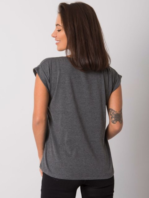 T-shirt RV-TS-4833.43P ciemny szary XS T-shirt RV-TS-4833.43P ciemny szary XS