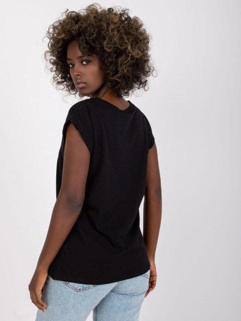T-shirt RV-TS-4833.68P czarny M T-shirt RV-TS-4833.68P czarny M