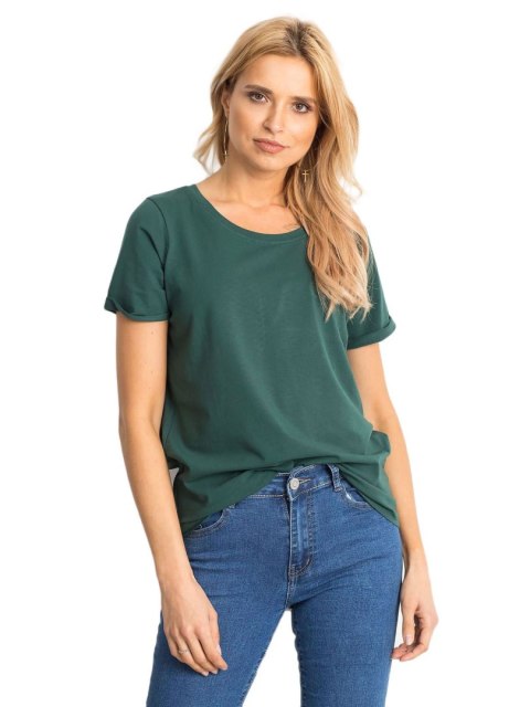 T-shirt RV-TS-4838.17P ciemny zielony XS T-shirt RV-TS-4838.17P ciemny zielony XS
