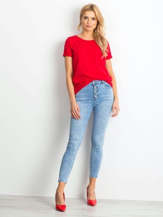 T-shirt RV-TS-4838.68P czerwony S