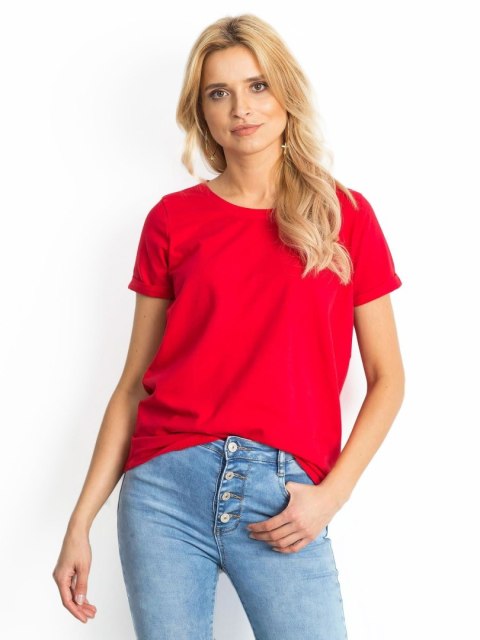 T-shirt RV-TS-4838.68P czerwony S T-shirt RV-TS-4838.68P czerwony S