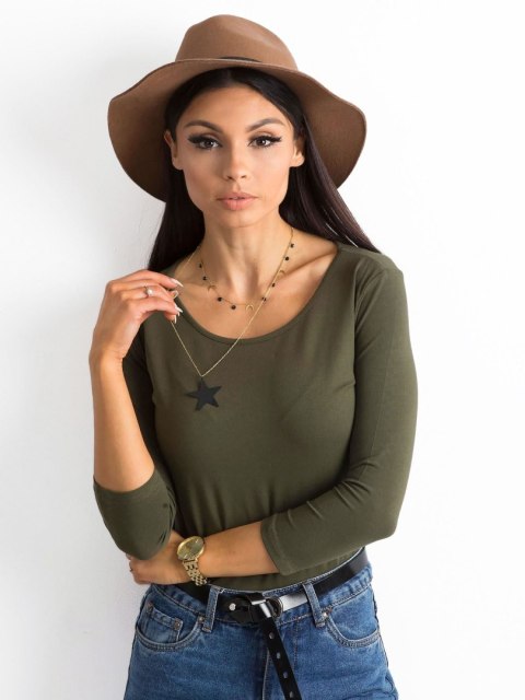 Bluzka RV-BZ-4690.37 khaki M Bluzka RV-BZ-4690.37 khaki M