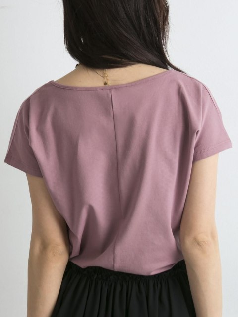 T-shirt RV-BZ-4622.20 ciemny różowy S T-shirt RV-BZ-4622.20 ciemny różowy S