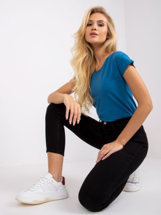 T-shirt RV-BZ-4622.89 ciemny niebieski L