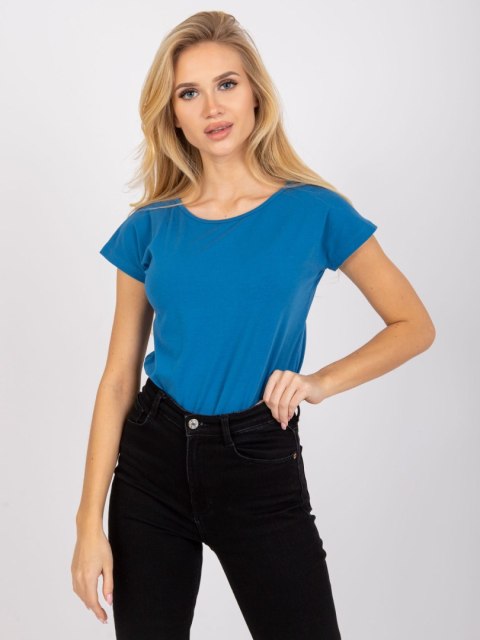 T-shirt RV-BZ-4622.89 ciemny niebieski S T-shirt RV-BZ-4622.89 ciemny niebieski S