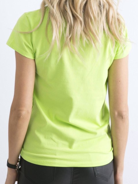 T-shirt RV-TS-4623.84 fluo zielony S T-shirt RV-TS-4623.84 fluo zielony S