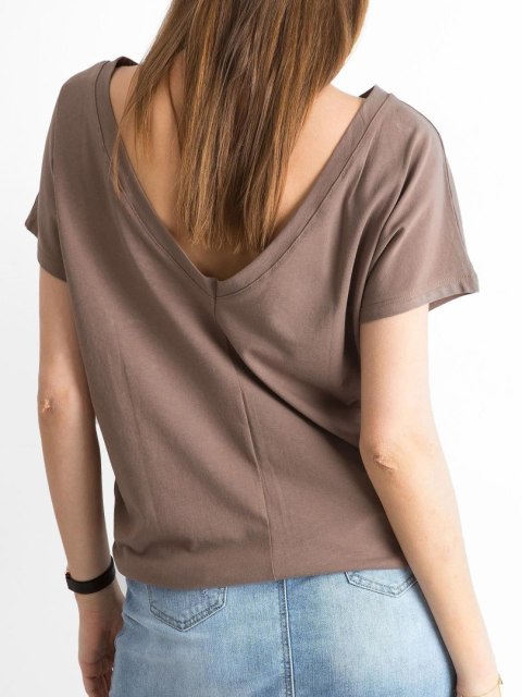 T-shirt RV-TS-4662.24P brązowy M T-shirt RV-TS-4662.24P brązowy M