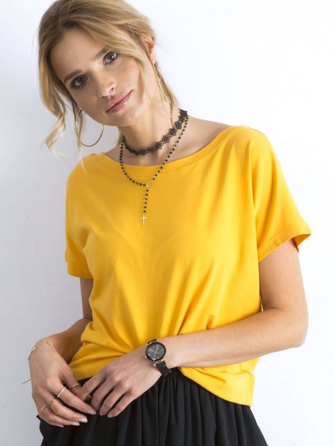 T-shirt RV-TS-4662.86 ciemny żółty XS T-shirt RV-TS-4662.86 ciemny żółty XS