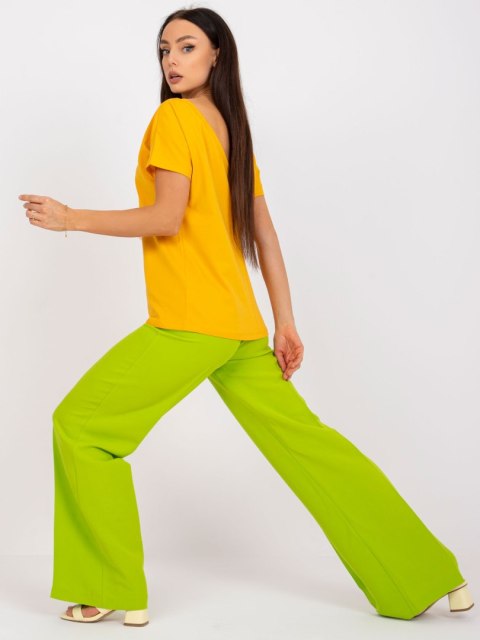 T-shirt RV-TS-4662.86 ciemny żółty XS T-shirt RV-TS-4662.86 ciemny żółty XS