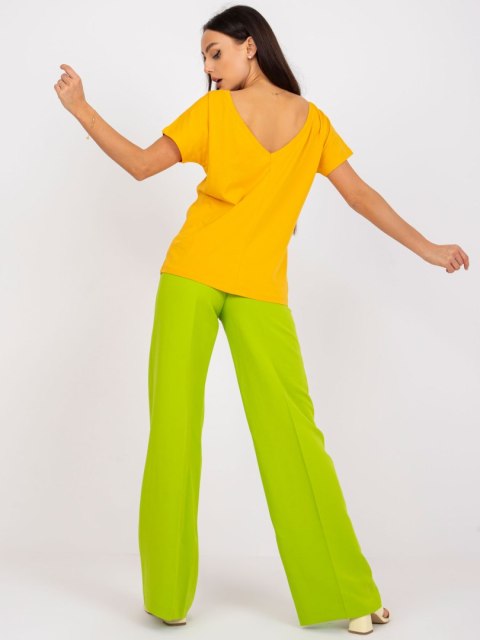 T-shirt RV-TS-4662.86 ciemny żółty XS T-shirt RV-TS-4662.86 ciemny żółty XS