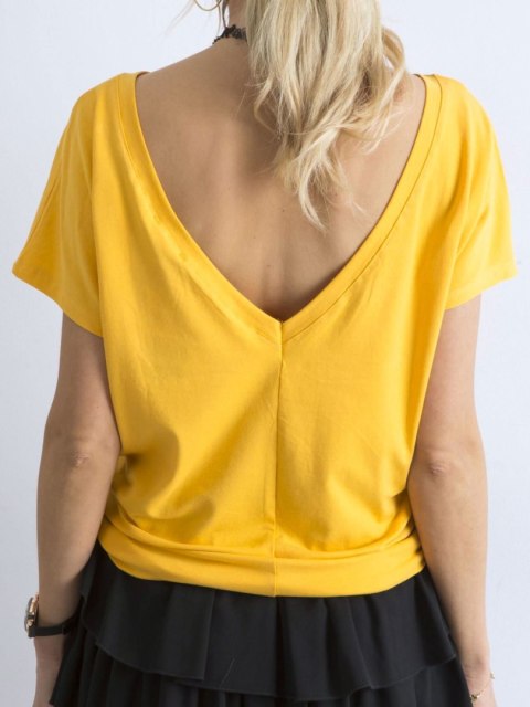 T-shirt RV-TS-4662.86 ciemny żółty XS T-shirt RV-TS-4662.86 ciemny żółty XS