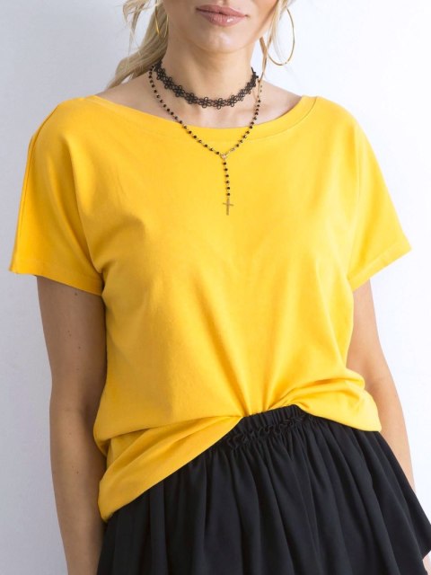 T-shirt RV-TS-4662.86 ciemny żółty XS T-shirt RV-TS-4662.86 ciemny żółty XS