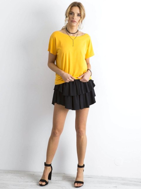 T-shirt RV-TS-4662.86 ciemny żółty S T-shirt RV-TS-4662.86 ciemny żółty S