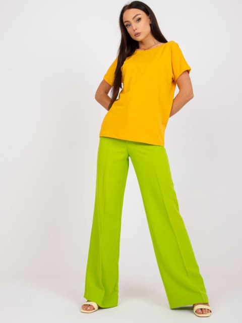T-shirt RV-TS-4662.86 ciemny żółty S T-shirt RV-TS-4662.86 ciemny żółty S