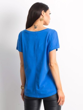 T-shirt RV-TS-4832.10P ciemny niebieski XS