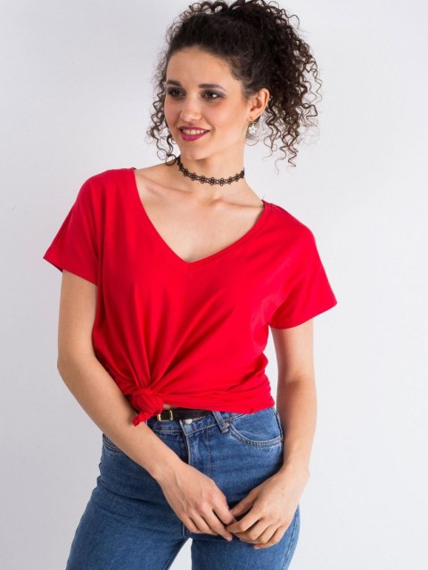 T-shirt RV-TS-4832.14P czerwony S T-shirt RV-TS-4832.14P czerwony S