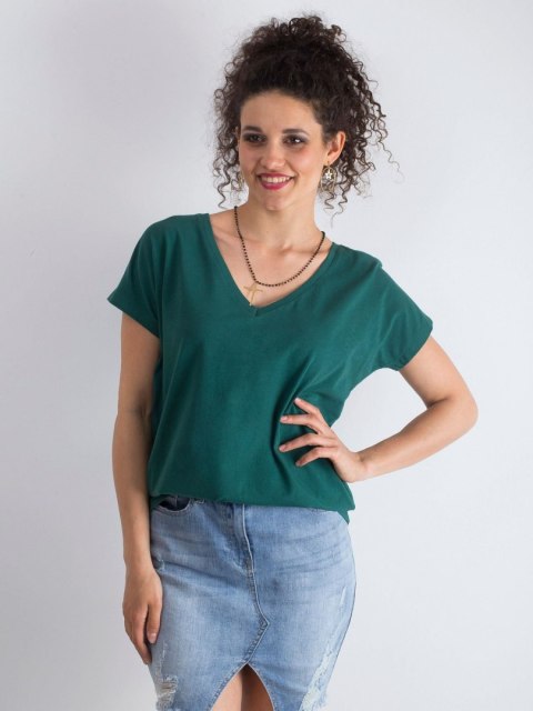 T-shirt RV-TS-4832.35P ciemny zielony M T-shirt RV-TS-4832.35P ciemny zielony M