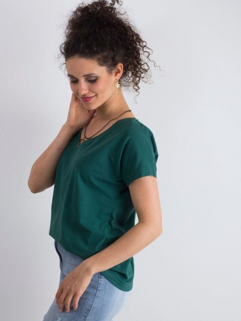 T-shirt RV-TS-4832.35P ciemny zielony S T-shirt RV-TS-4832.35P ciemny zielony S