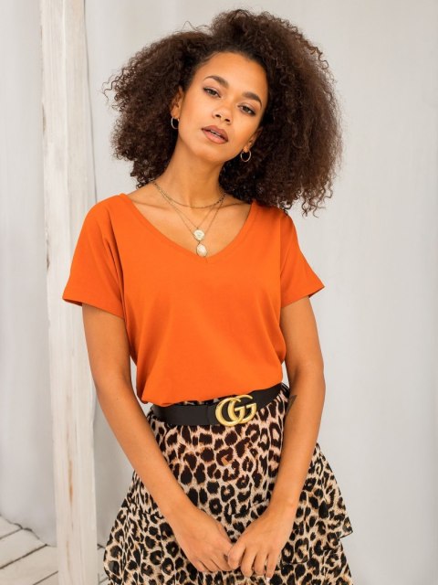 T-shirt RV-TS-4832.38P ciemny pomarańczowy S T-shirt RV-TS-4832.38P ciemny pomarańczowy S