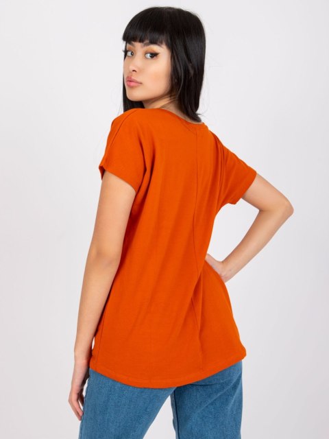 T-shirt RV-TS-4832.38P ciemny pomarańczowy S T-shirt RV-TS-4832.38P ciemny pomarańczowy S