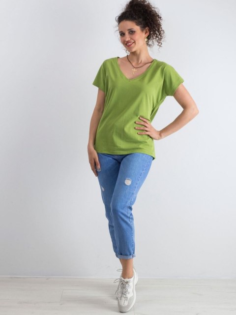 T-shirt RV-TS-4832.42P jasny zielony S T-shirt RV-TS-4832.42P jasny zielony S