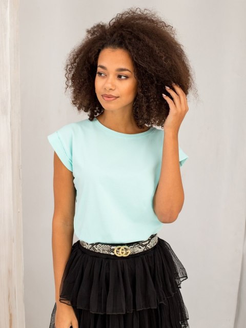 T-shirt RV-TS-4833.70P mietowy M T-shirt RV-TS-4833.70P mietowy M