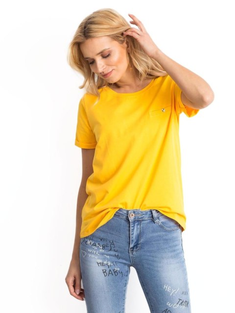 T-shirt RV-TS-4838.14P jasny pomarańczowy M T-shirt RV-TS-4838.14P jasny pomarańczowy M