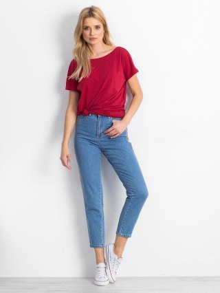T-shirt RV-TS-4662.04X bordowy XL