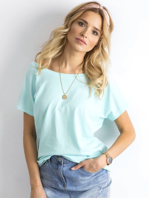 T-shirt RV-TS-4662.27P mietowy L T-shirt RV-TS-4662.27P mietowy L