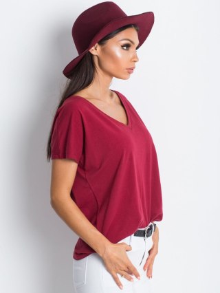 T-shirt RV-TS-4832.16P bordowy S