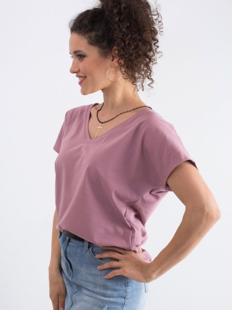 T-shirt RV-TS-4832.19P ciemny różowy XL T-shirt RV-TS-4832.19P ciemny różowy XL