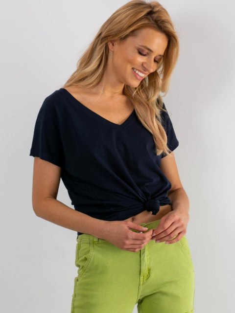 T-shirt RV-TS-4832.42P granatowy S T-shirt RV-TS-4832.42P granatowy S