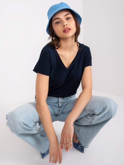T-shirt RV-TS-4832.42P granatowy S T-shirt RV-TS-4832.42P granatowy S