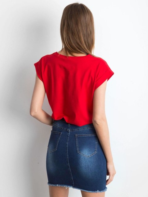 T-shirt RV-TS-4833.01P czerwony L T-shirt RV-TS-4833.01P czerwony L