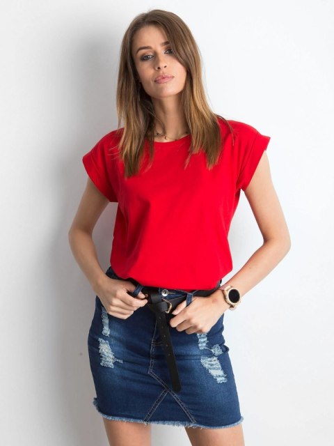 T-shirt RV-TS-4833.01P czerwony S T-shirt RV-TS-4833.01P czerwony S