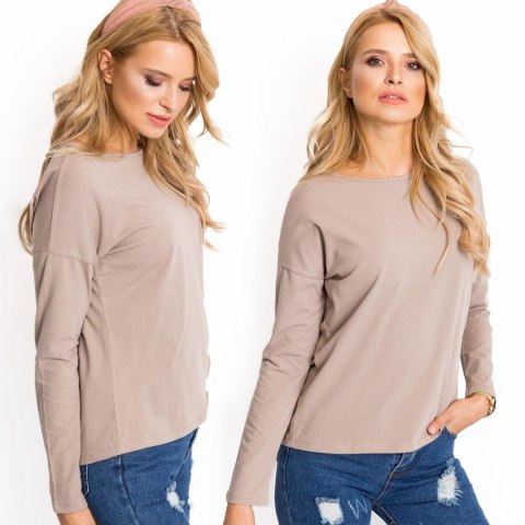 Bluzka RV-BZ-5121.23P ciemny bezowy M Bluzka RV-BZ-5121.23P ciemny bezowy M