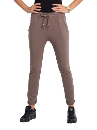 Spodnie dresowe RV-DR-3698.08X brązowy S