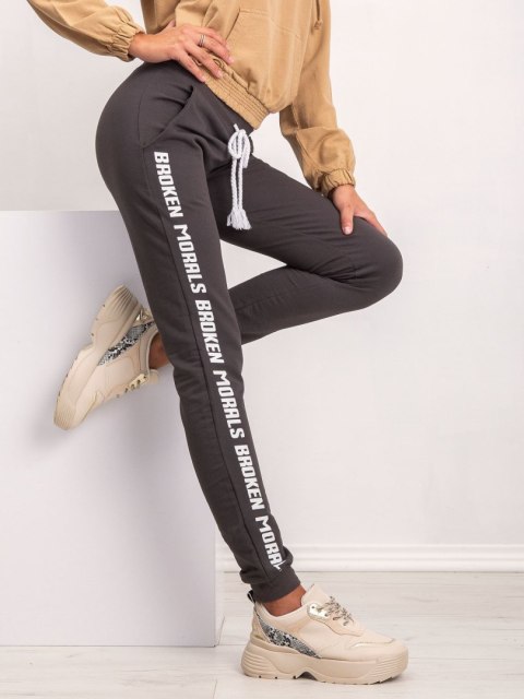 Spodnie dresowe RV-DR-5134.69 ciemny khaki M Spodnie dresowe RV-DR-5134.69 ciemny khaki M