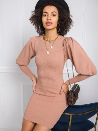 Sukienka EM-SK-PL3850.66P jasny brązowy one size XS/S