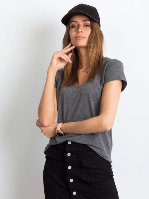 T-shirt RV-TS-4837.31P ciemny szary XS T-shirt RV-TS-4837.31P ciemny szary XS