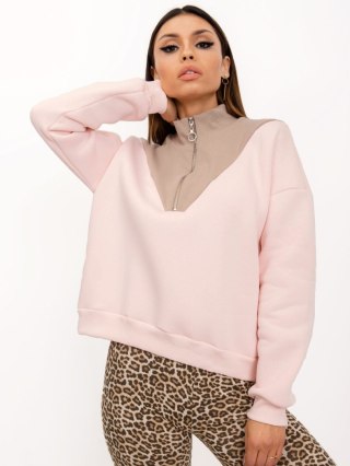 Bluza RV-BL-5218.70 jasny różowy S