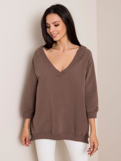 Bluza RV-BL-5676.09 brązowy S/M Bluza RV-BL-5676.09 brązowy S/M