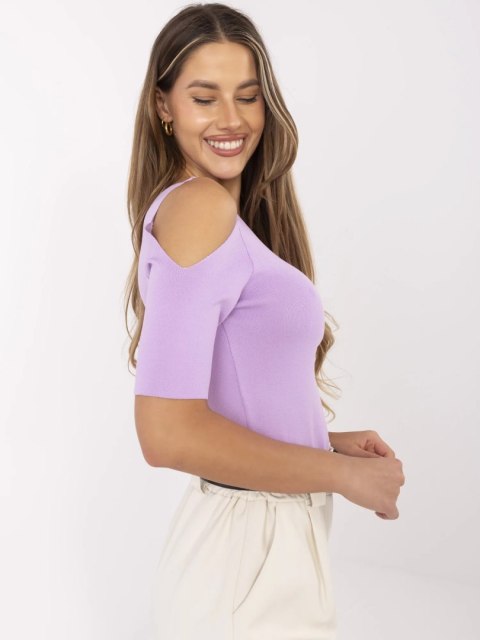 Bluzka 178-BZ-2181.76 jasny fioletowy one size S/M Bluzka 178-BZ-2181.76 jasny fioletowy one size S/M