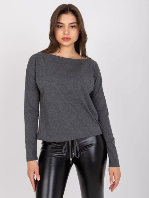 Bluzka RV-BZ-5122.04P ciemny szary S Bluzka RV-BZ-5122.04P ciemny szary S