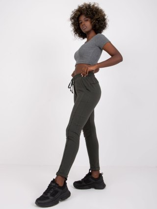 Spodnie dresowe RV-DR-3589.08X ciemny khaki XS