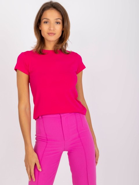 T-shirt RV-TS-4623.71 fuksjowy L T-shirt RV-TS-4623.71 fuksjowy L